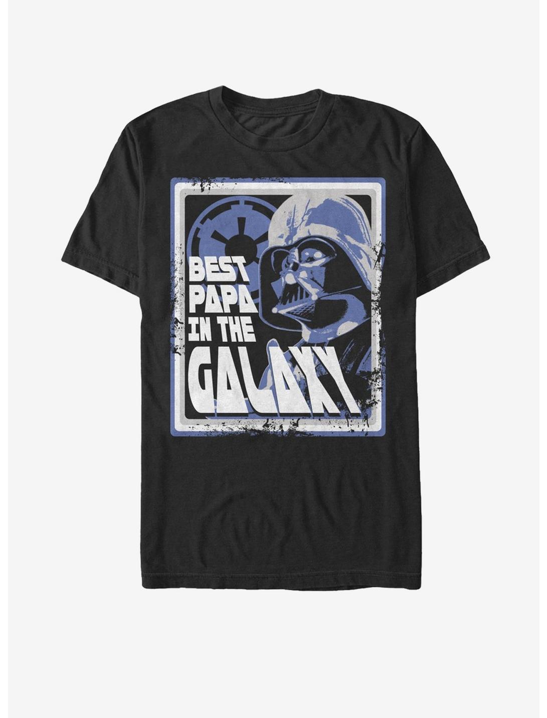 Star Wars Darth Vader Best Papa in the Galaxy Window T-Shirt