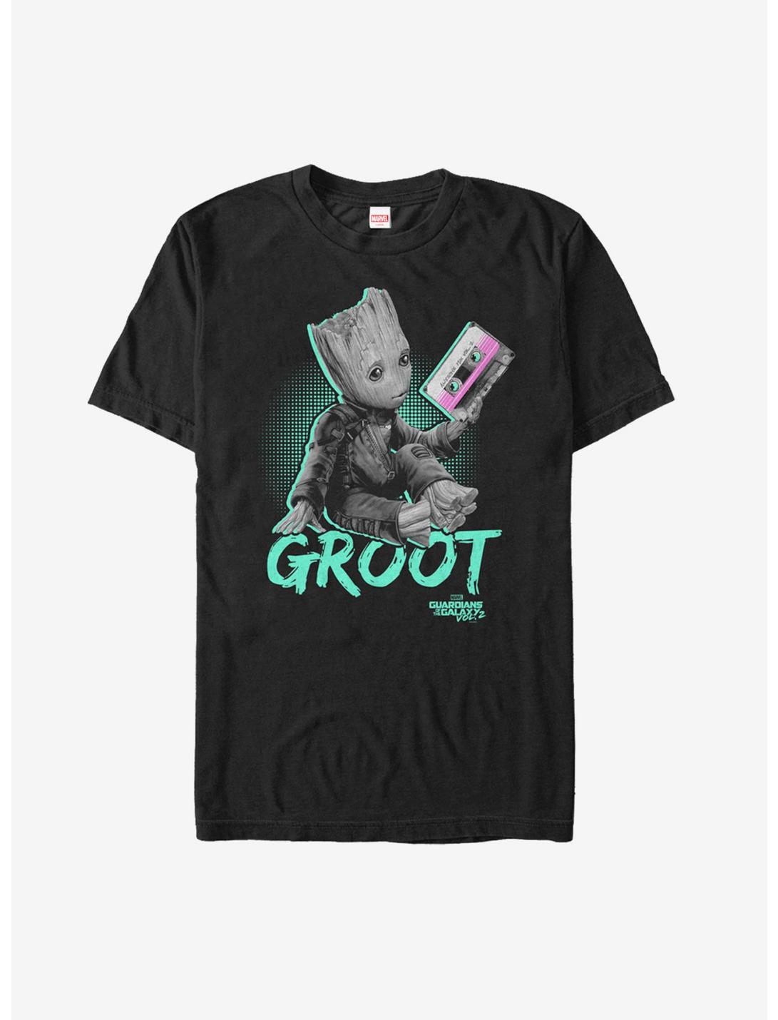T-shirt Marvel Les Gardiens de la Galaxie Vol. 2 Groot Mix Tape