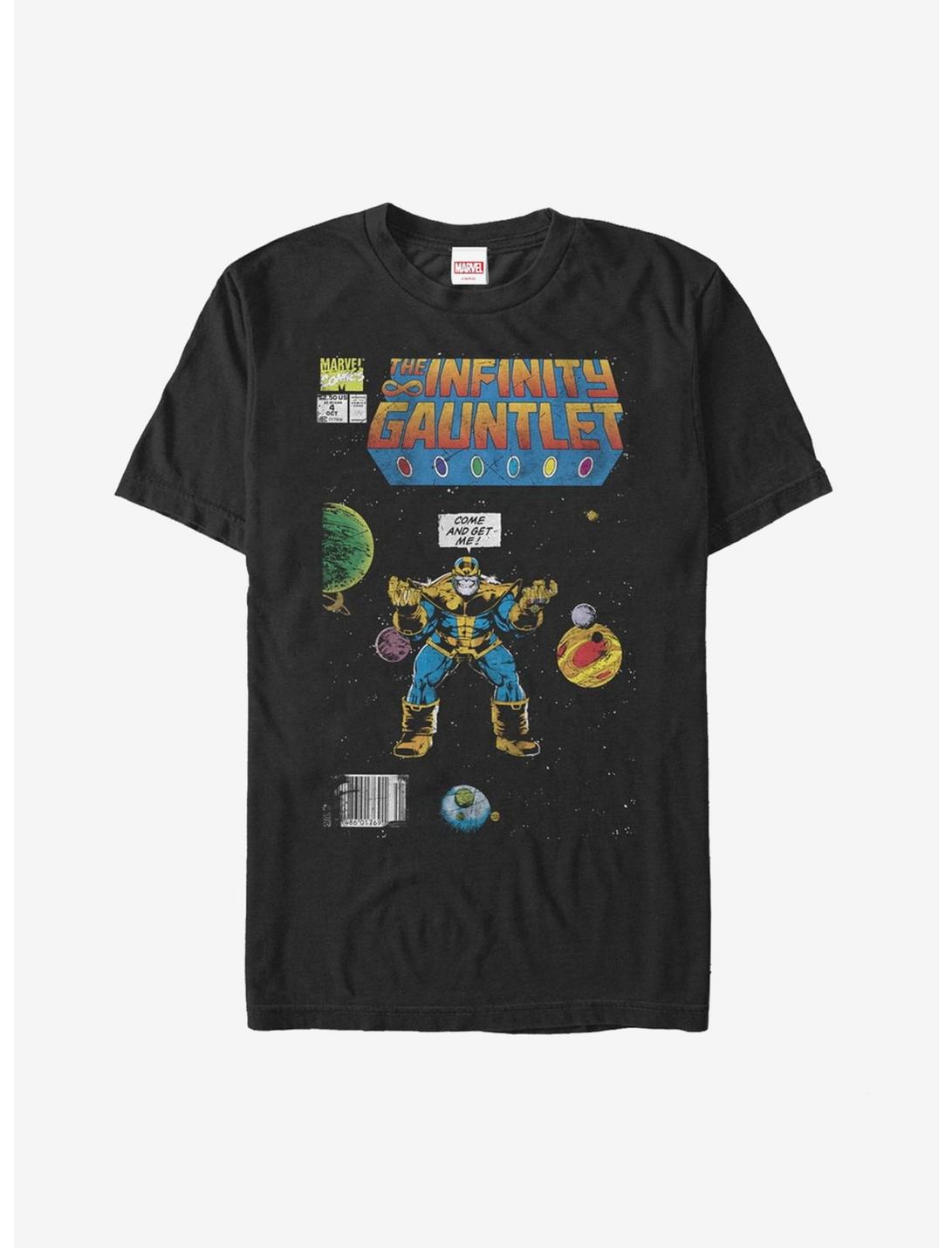 T-shirt de bande dessinée Le Gant de l'Infini de Thanos Marvel