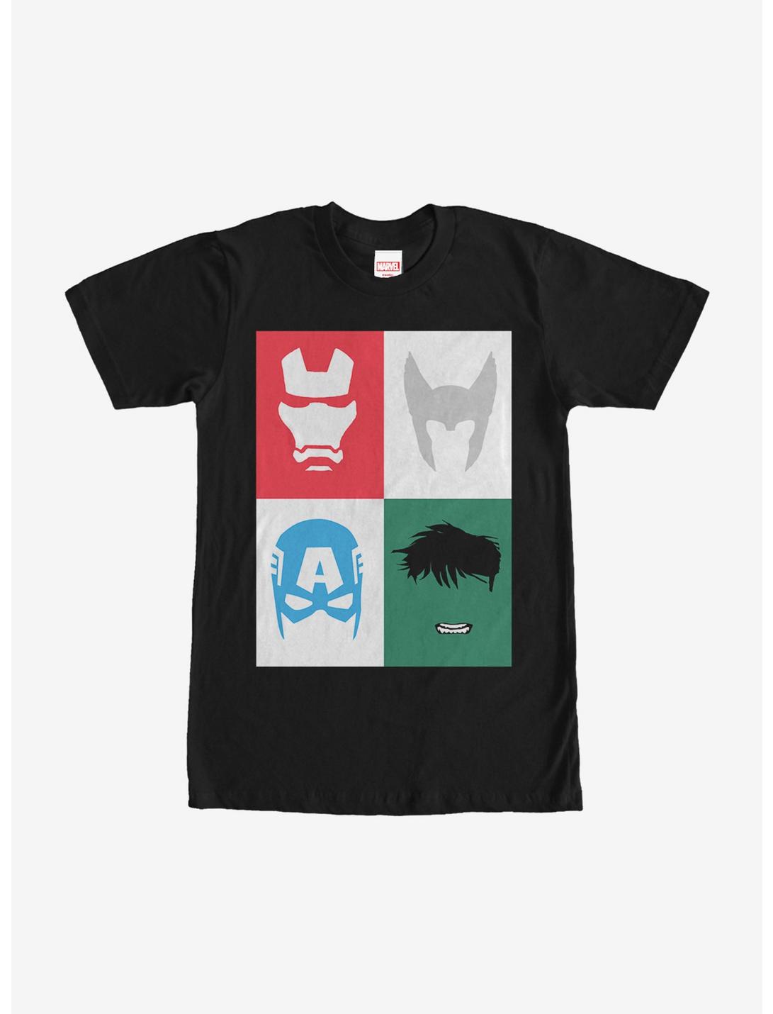 T-shirt Masques Avengers Marvel