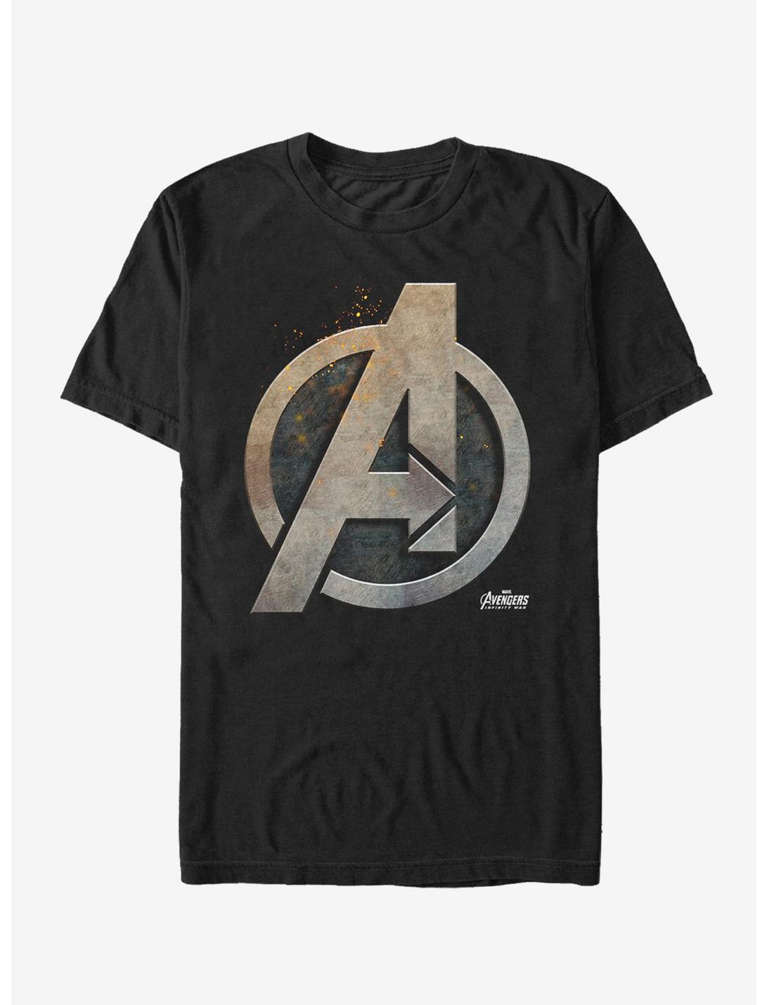 Marvel Avengers: Infinity War Metal Logo T-Shirt