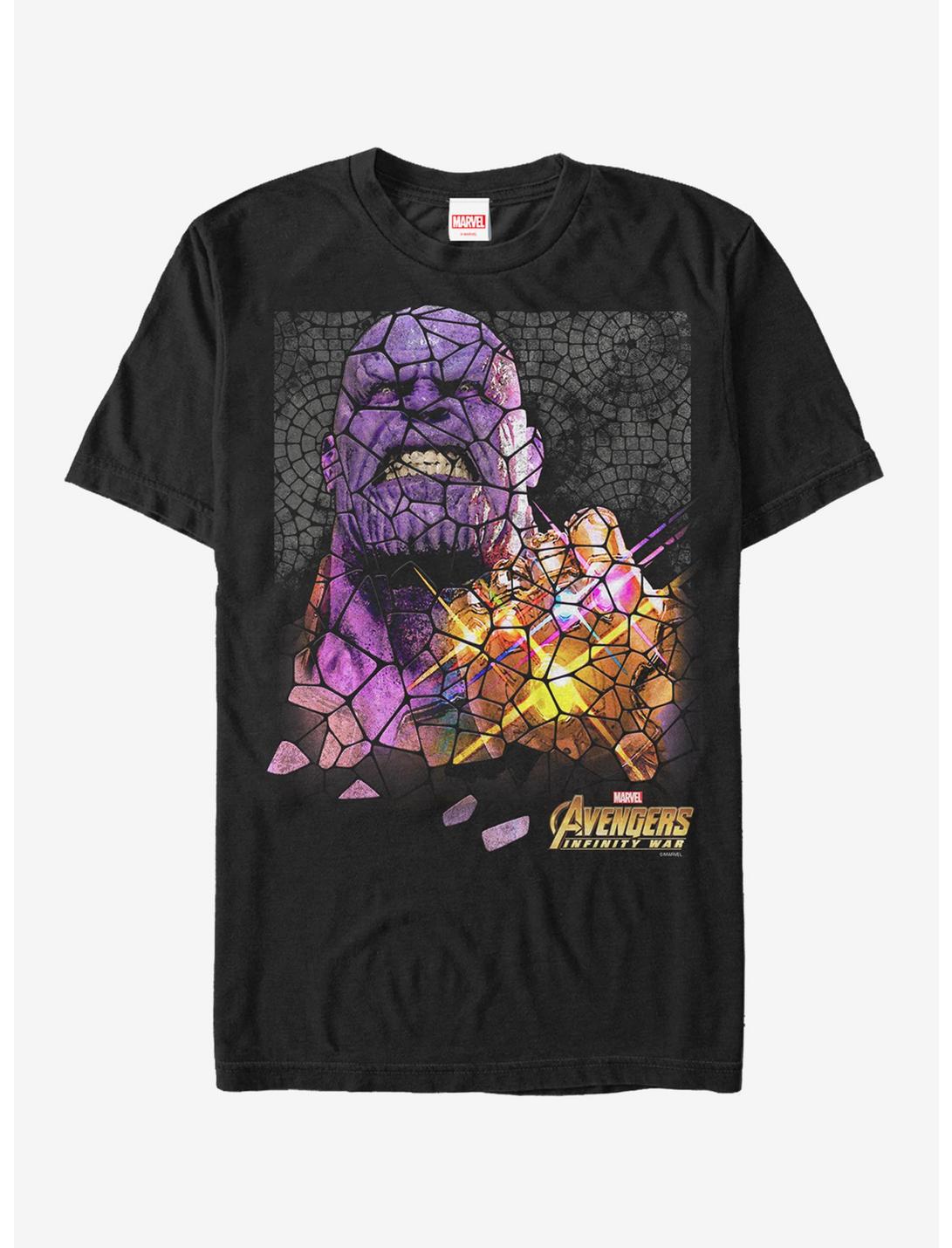 Marvel Avengers: Infinity War Thanos Stained Glass T-Shirt