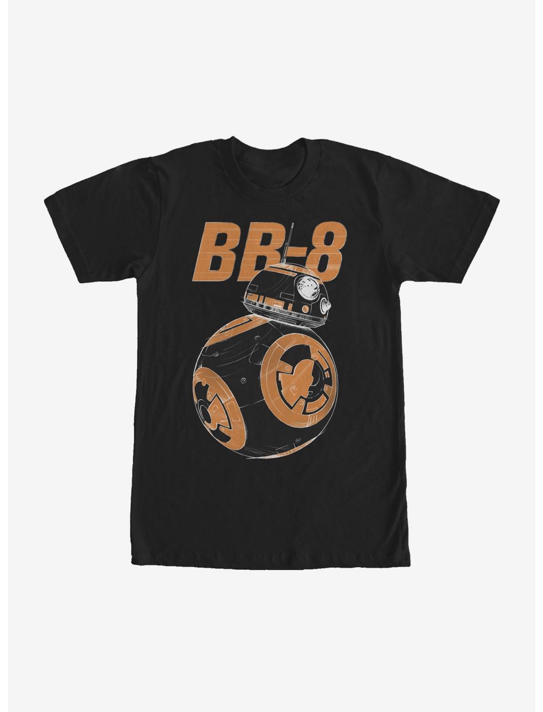 T-shirt Star Wars BB-8 en mouvement