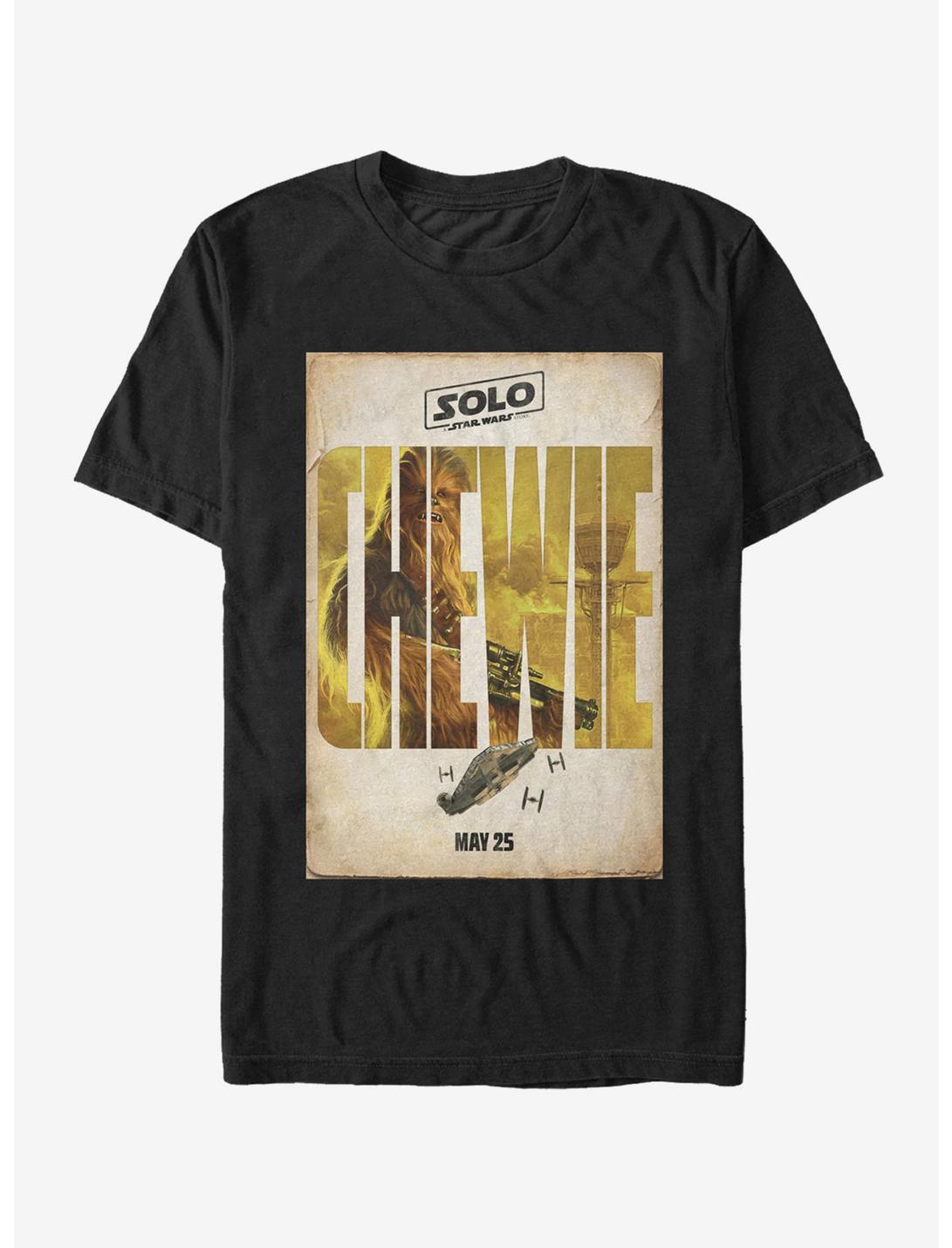 Star Wars Solo A Star Wars Story Chewie Movie Poster T-Shirt
