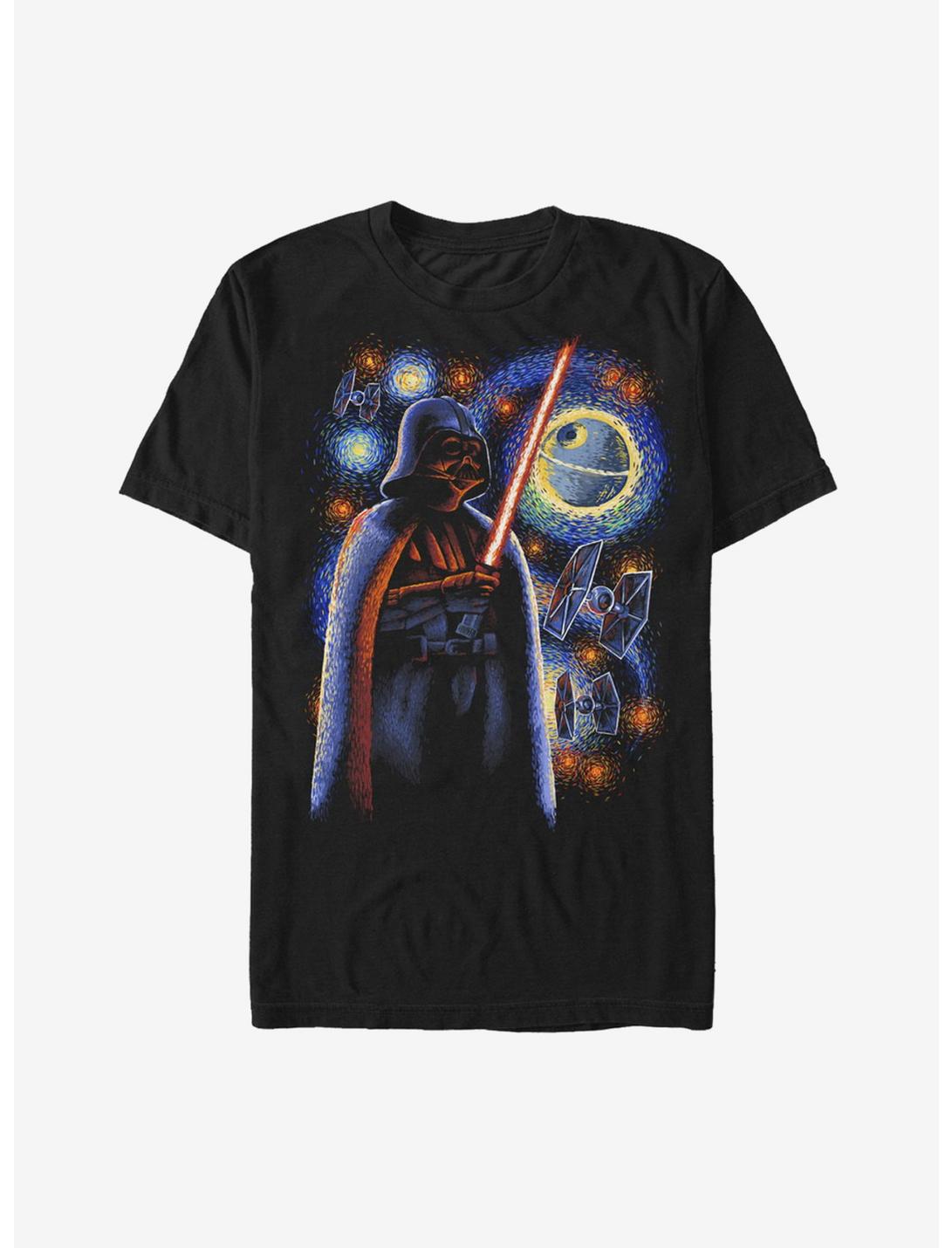 Star Wars Darth Vader Starry Night T-Shirt