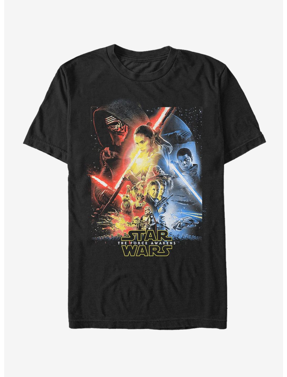 Star Wars Episode VII The Force Awakens Cool Poster T-Shirt