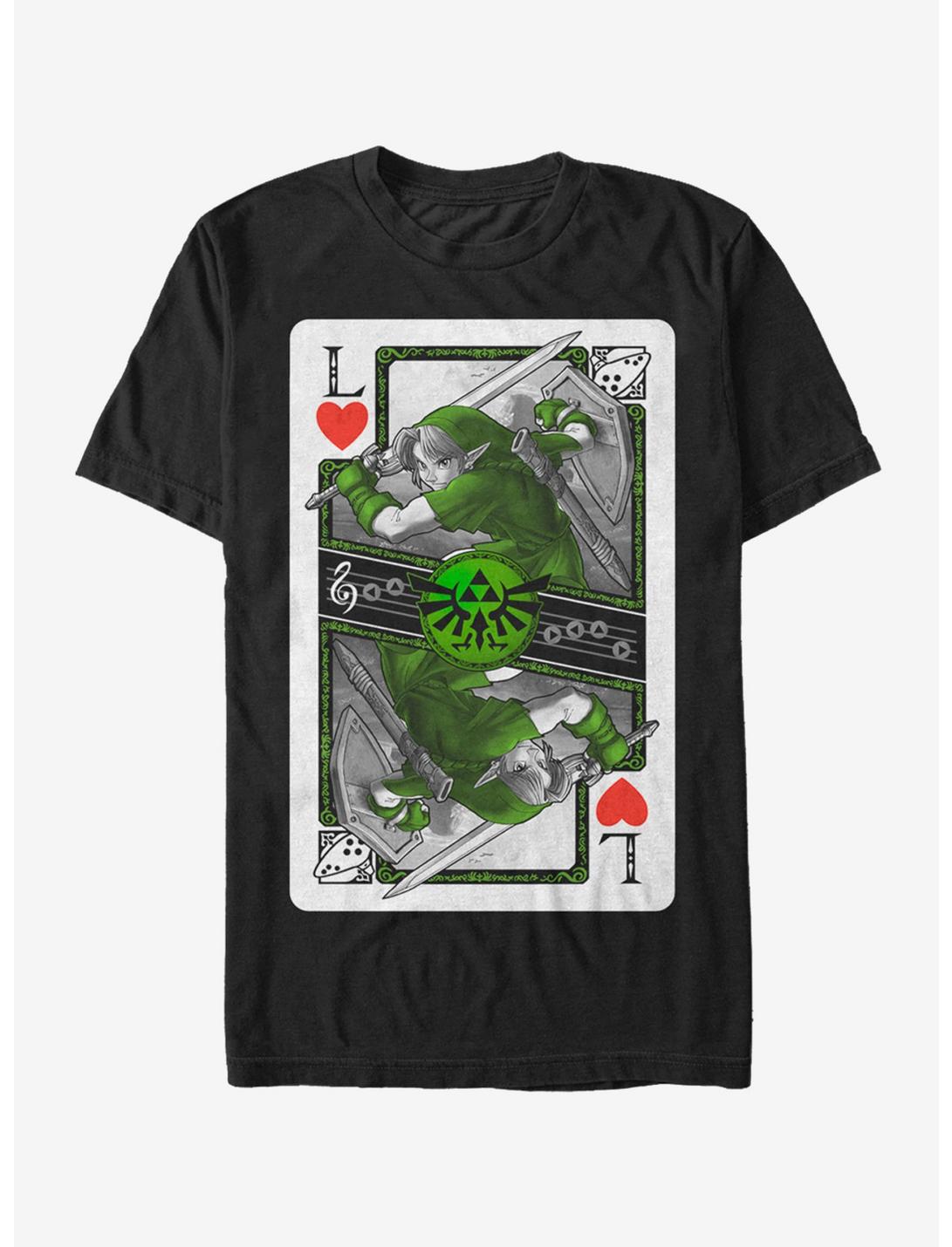 Nintendo Legend of Zelda Link Playing Card T-Shirt