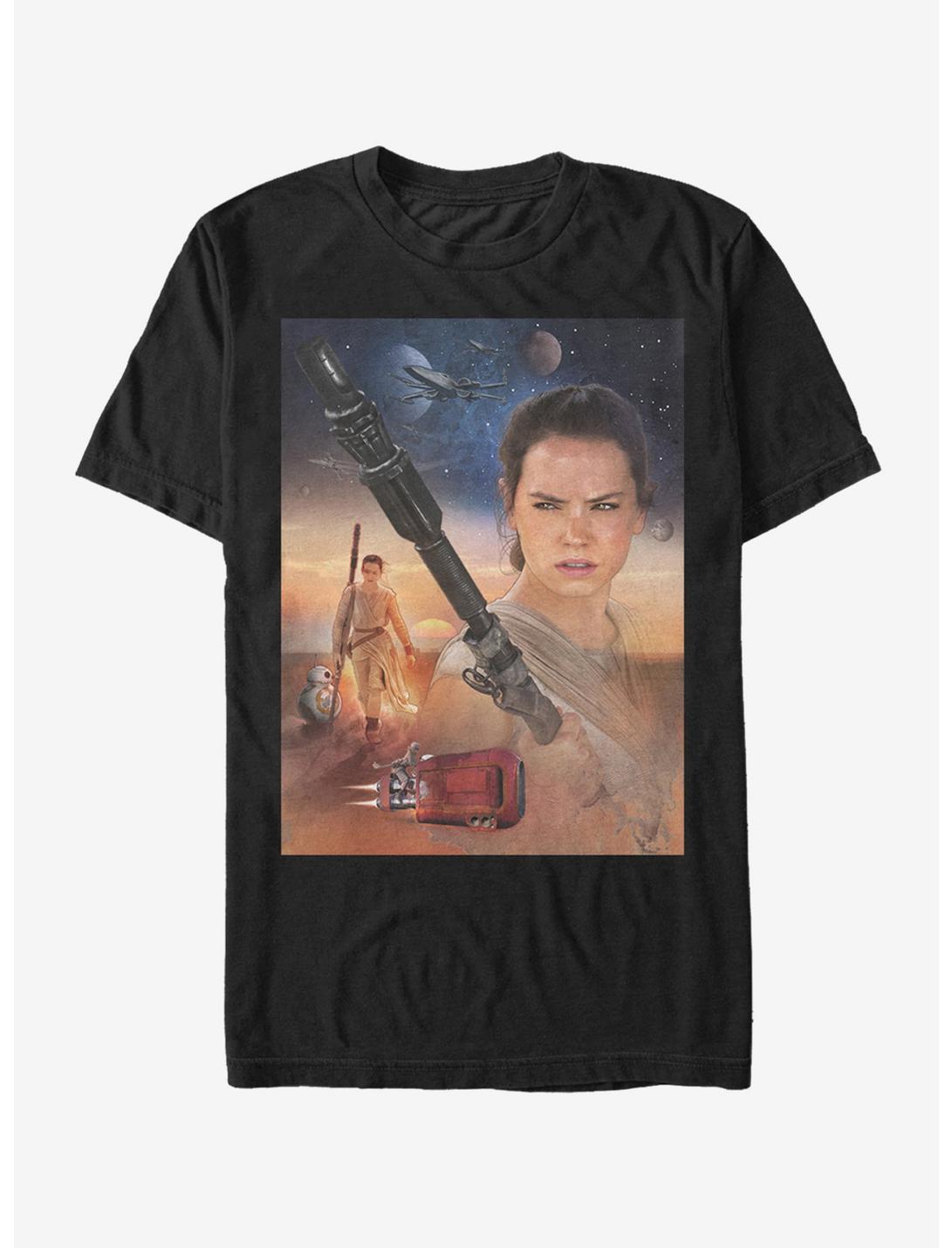 Star Wars Rey Collage T-Shirt