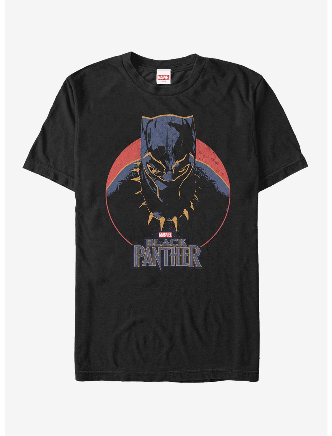 Marvel Black Panther 2018 Retro Circle T-Shirt