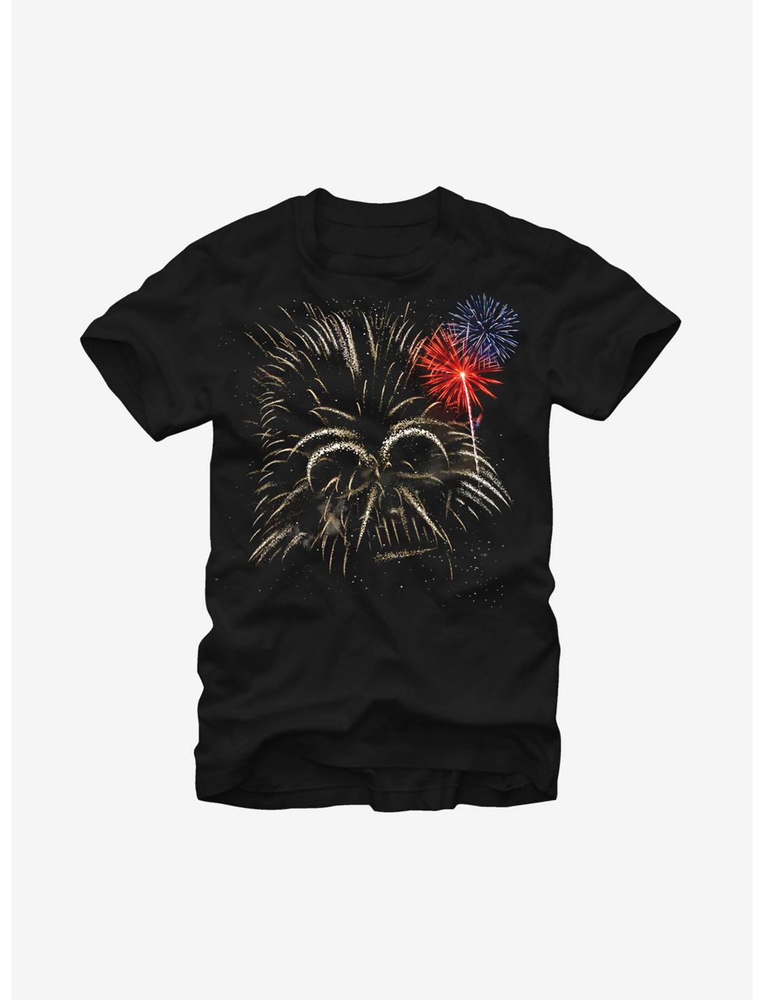 T-shirt feux d'artifice Dark Vador Star Wars