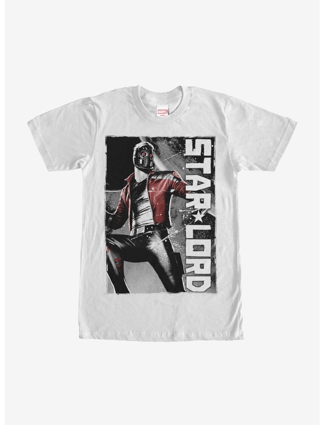 T-shirt Marvel Les Gardiens de la Galaxie Star Lord imprimé par pulvérisation