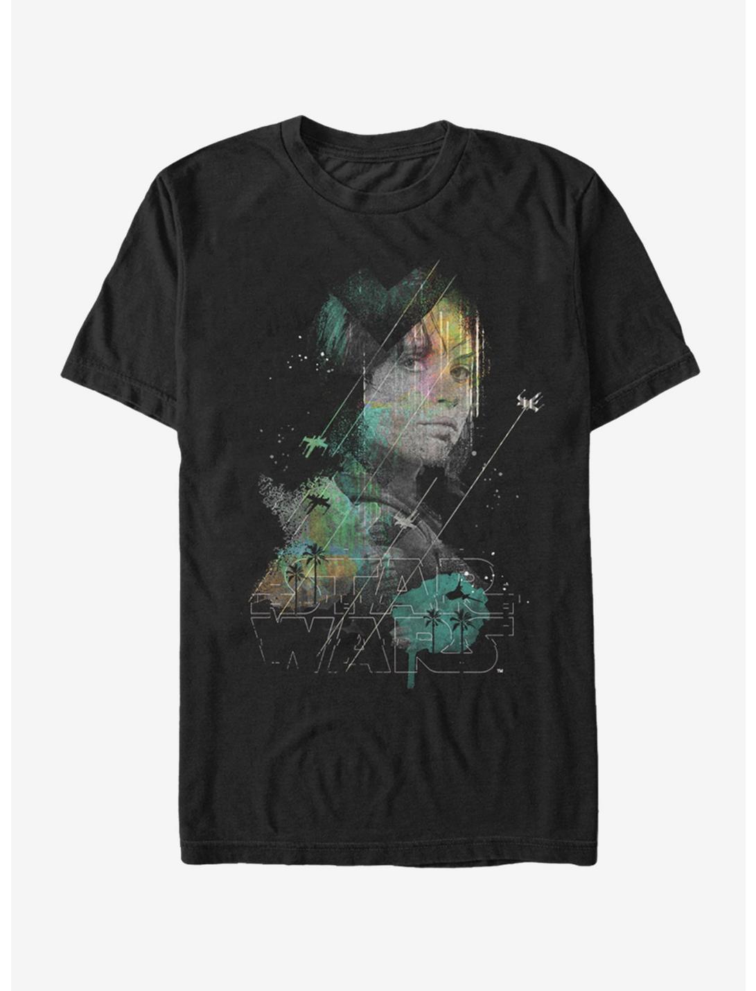 Star Wars Jyn Star Profile Logo T-Shirt
