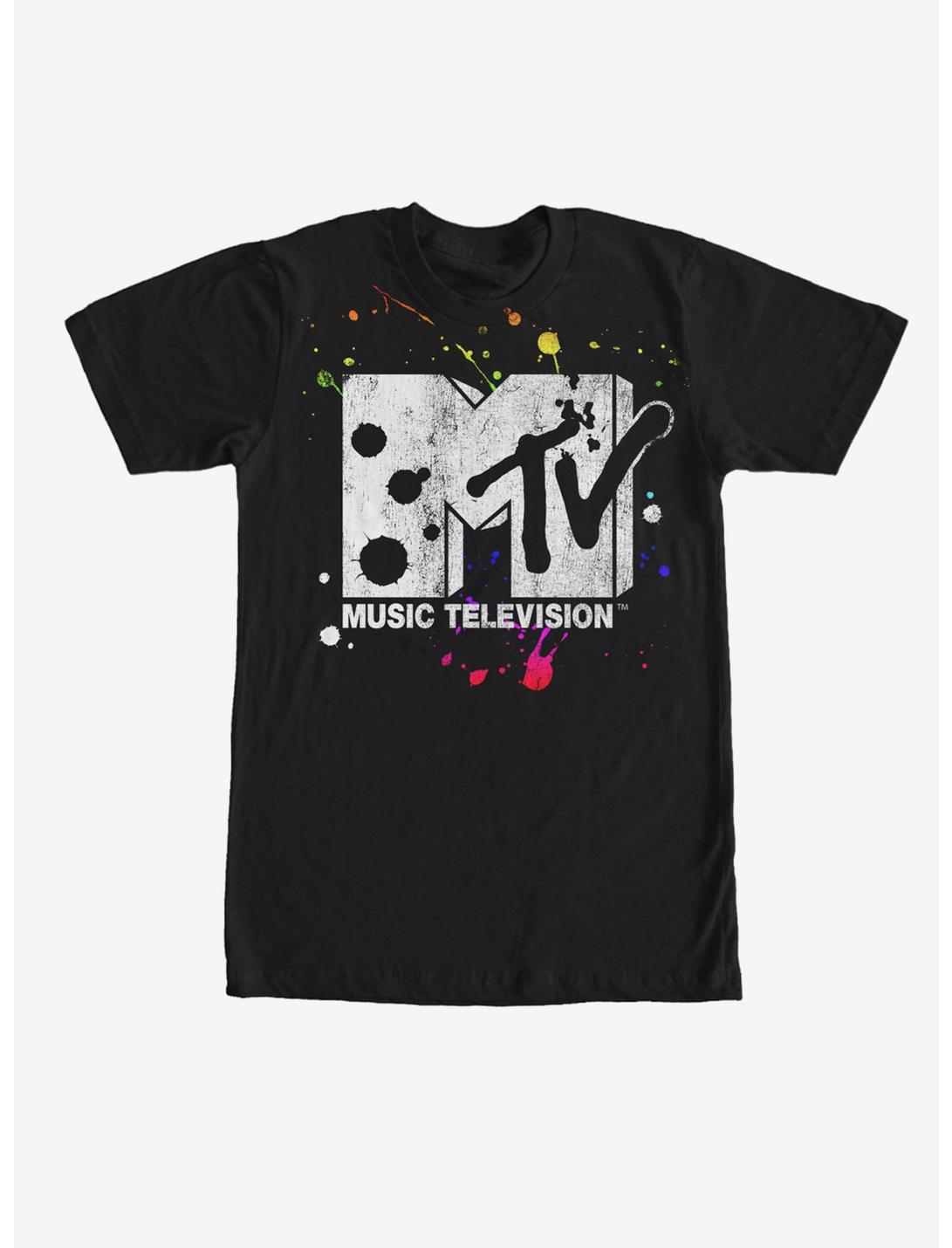 MTV Paint Splatter Logo T-Shirt