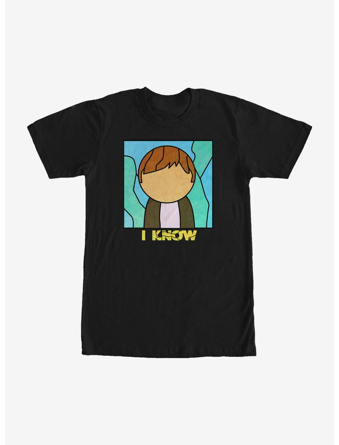 T-shirt Star Wars Vitrail Han Je sais
