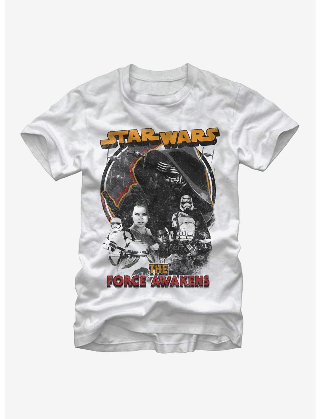 Star Wars Episode VII The Force Awakens Distressed T-Shirt