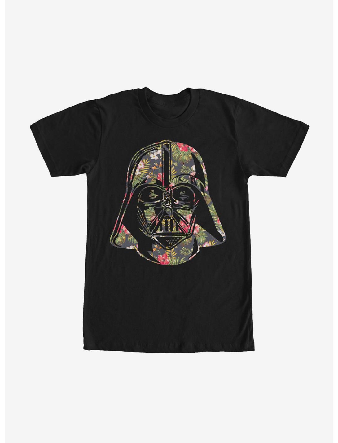T-shirt Casque Dark Vador Imprimé Tropical Star Wars