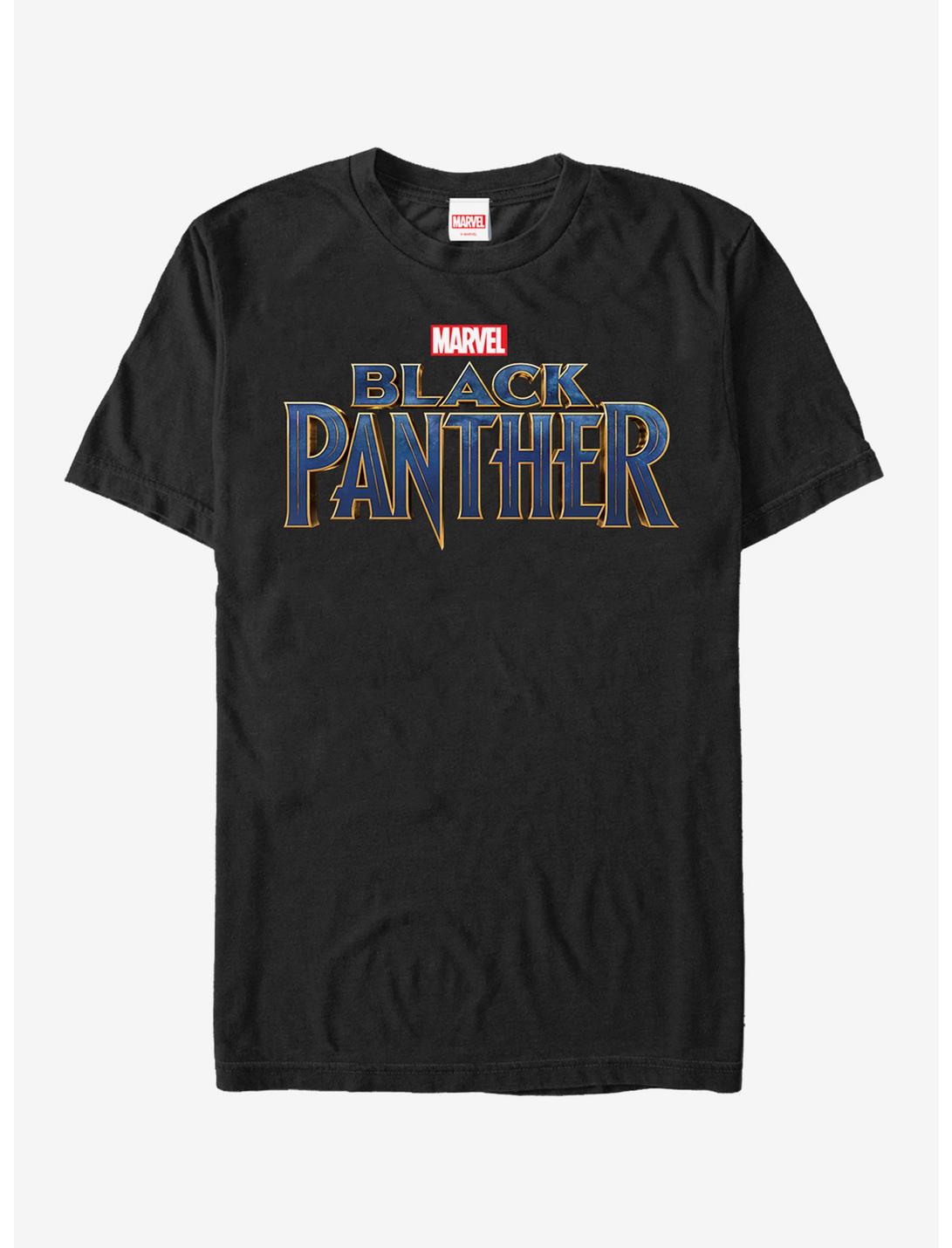 Marvel Black Panther 2018 Text Logo T-Shirt