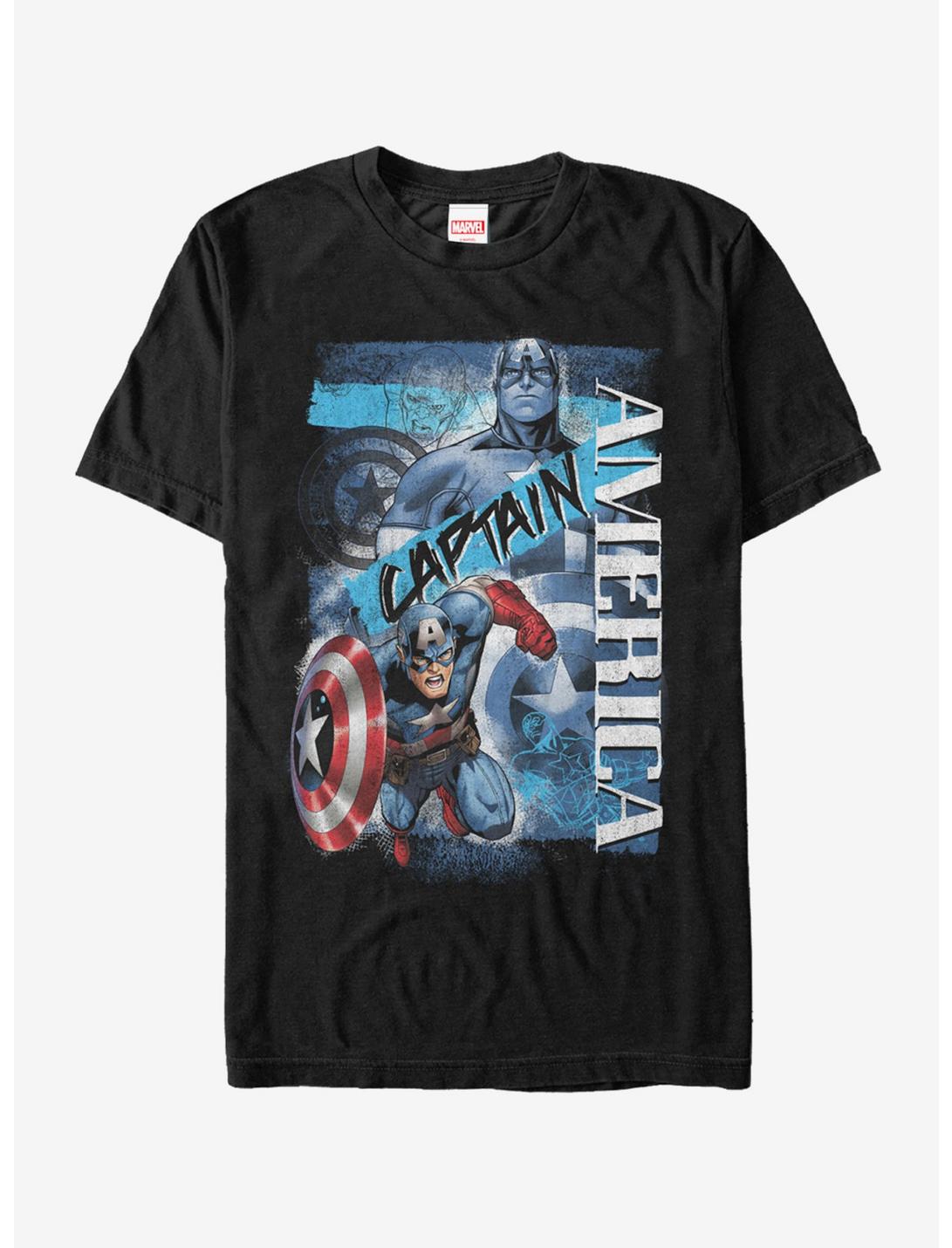 Marvel Captain America Collage T-Shirt