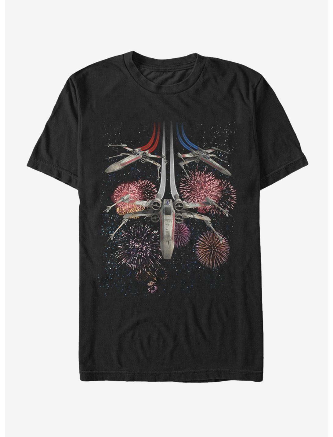 Star Wars Fourth of July X-Wing Fireworks T-Shirt