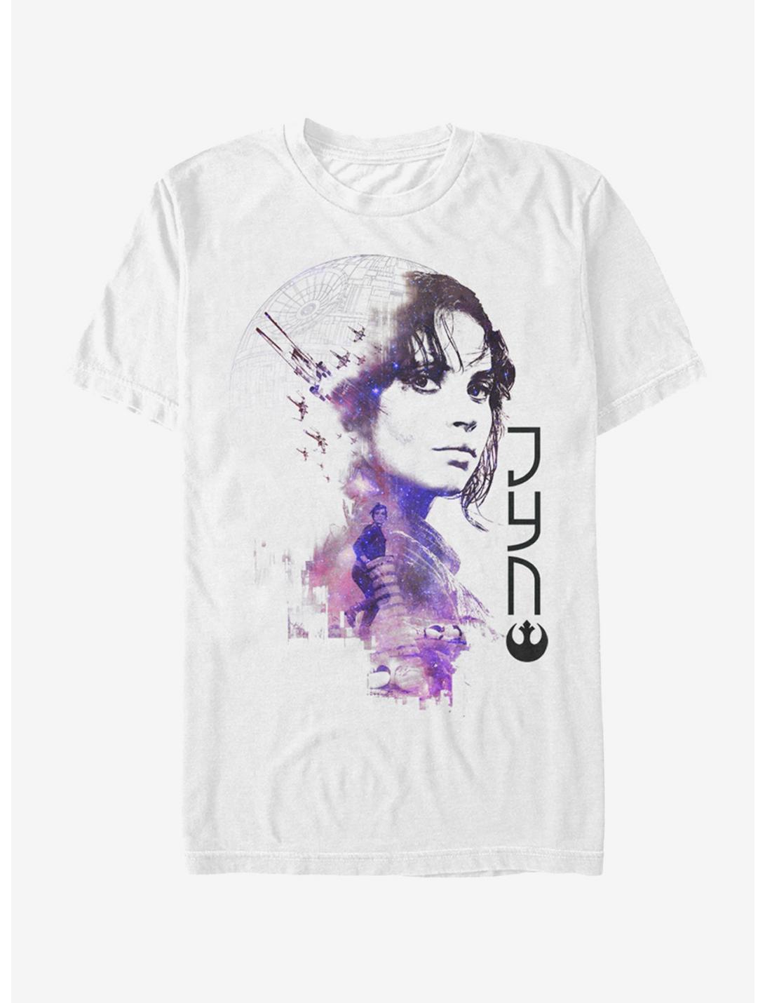 Star Wars Jyn Fade Death Star T-Shirt