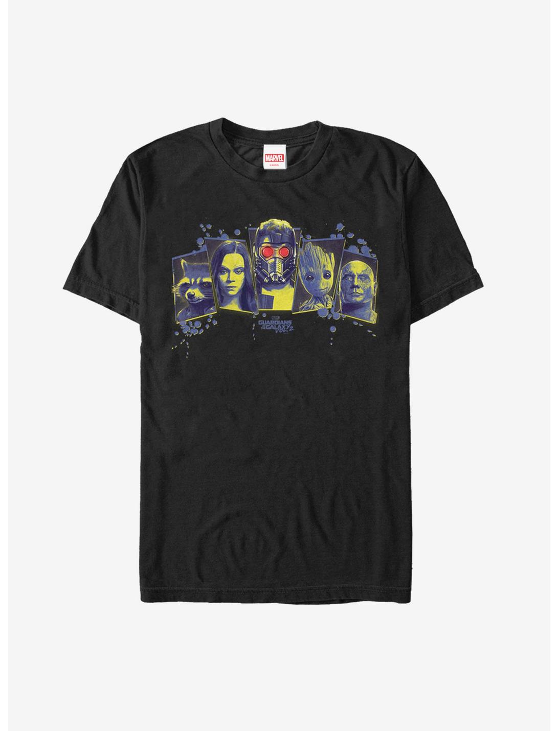 Marvel Guardians of the Galaxy Vol. 2 Team Panels T-Shirt