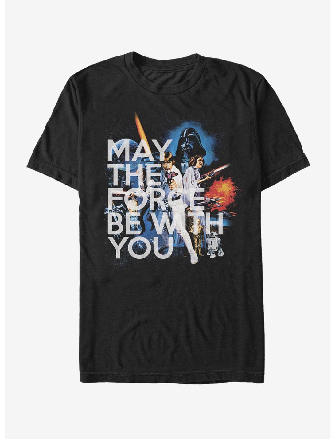 Star Wars A New Hope Force Be With You T-Shirt