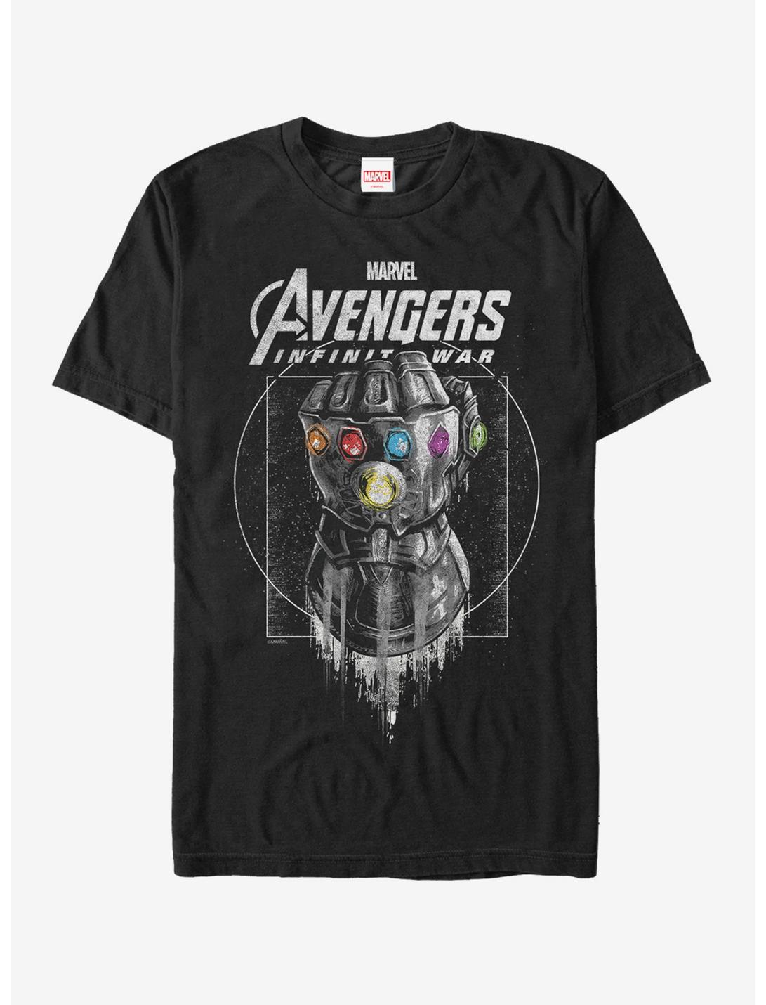 T-shirt Marvel Avengers: Infinity War Gant de l'Infini dégoulinant