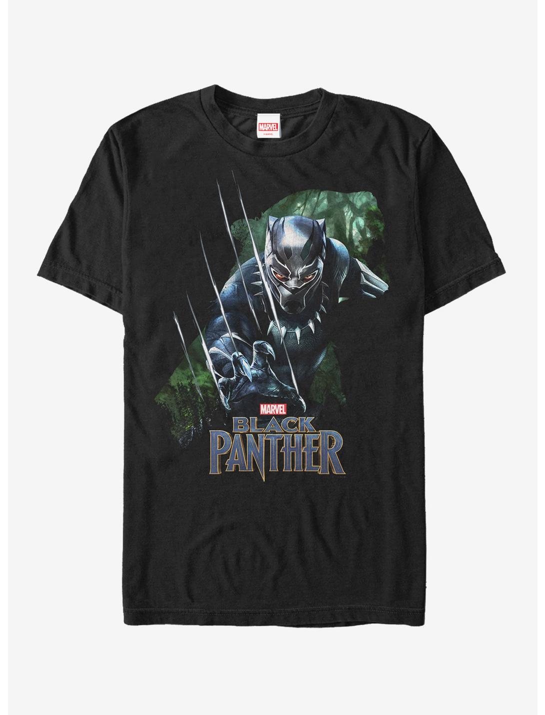 T-Shirt Marvel Panthère Noire 2018 Silhouette Jungle