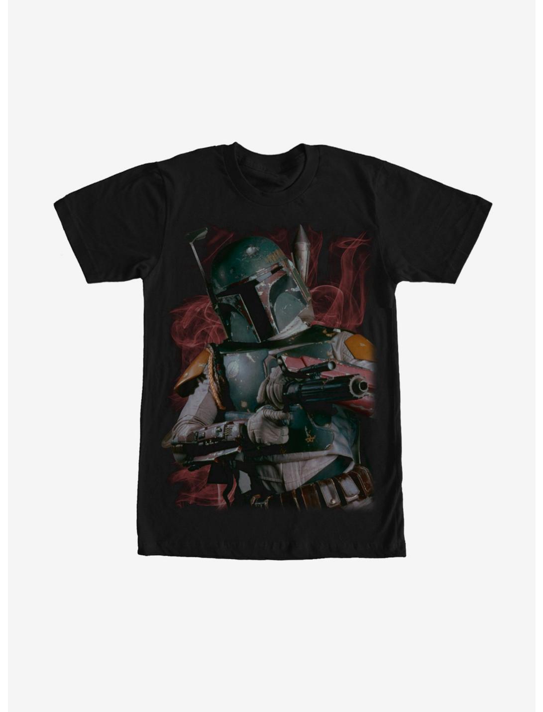 T-Shirt Star Wars Boba Fett Chasseur de Primes Fumée
