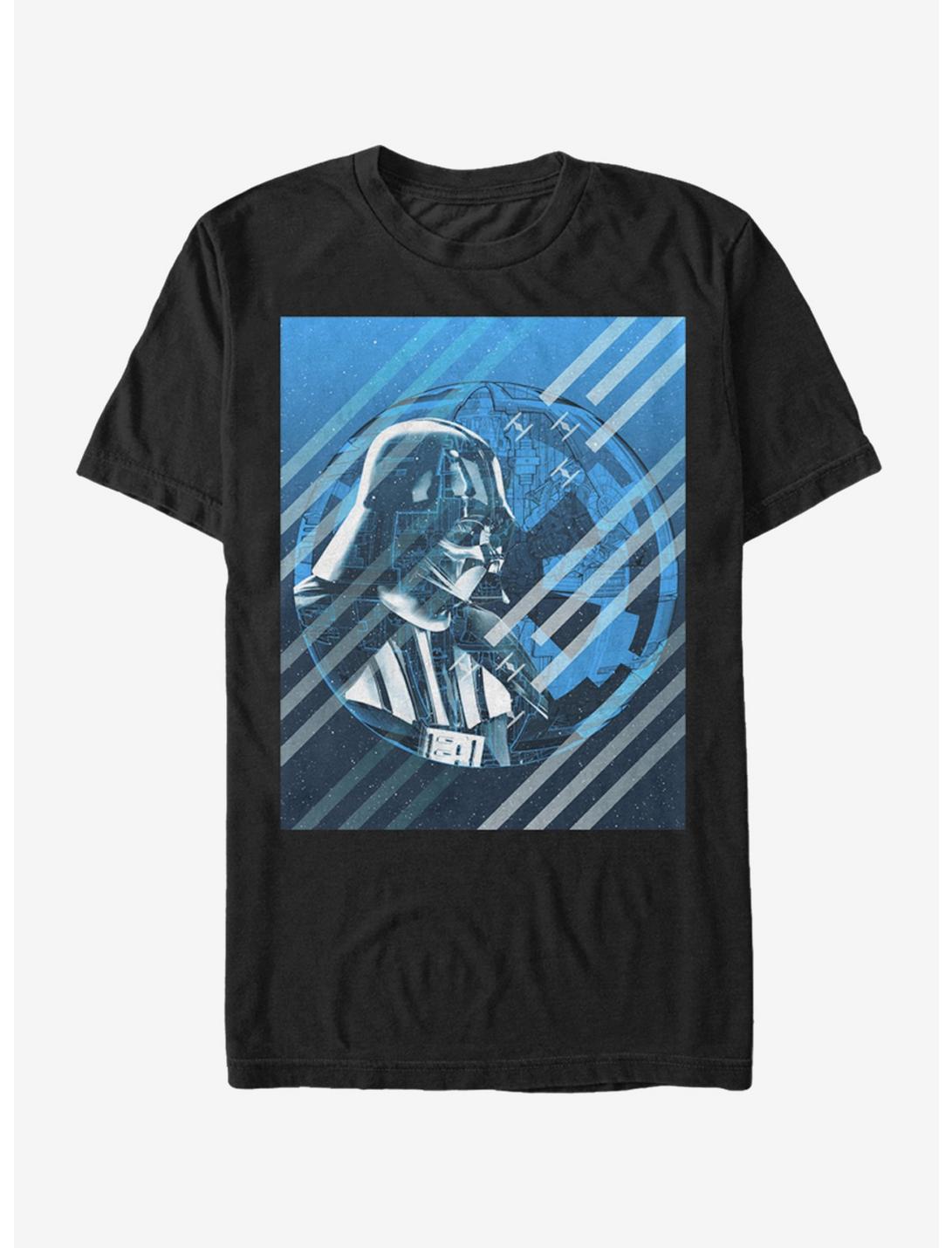 Star Wars Darth Vader Death Star Stripes T-Shirt