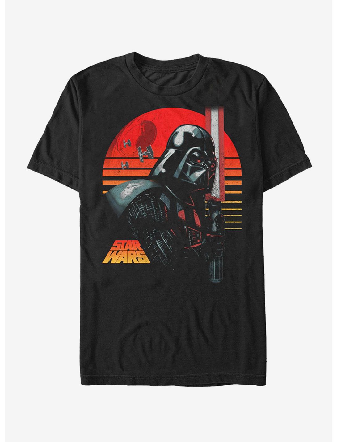 Star Wars Death Star Vader Sunset T-Shirt
