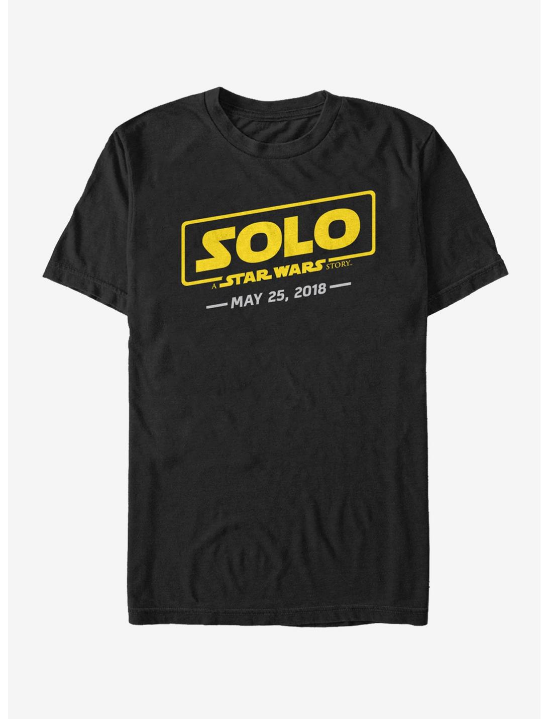Star Wars Solo A Star Wars Story Logo Scrawl T-Shirt