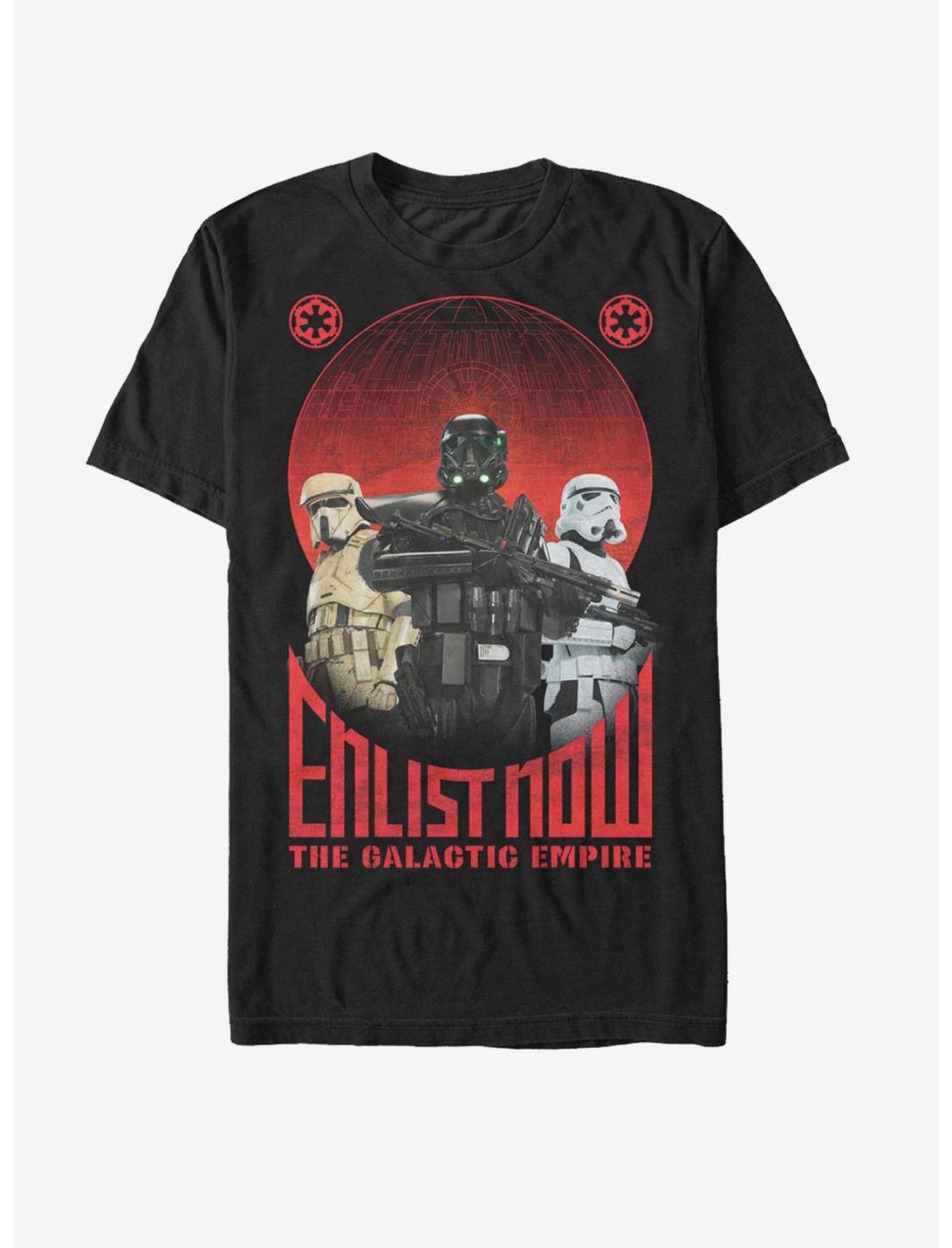 T-shirt Star Wars Enrôlez-vous maintenant Empire Galactique