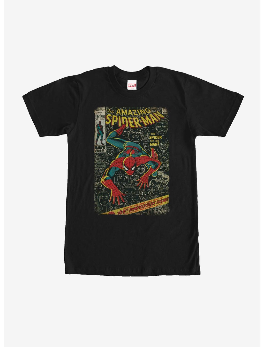 T-shirt d'anniversaire de la bande dessinée Marvel Spider-Man