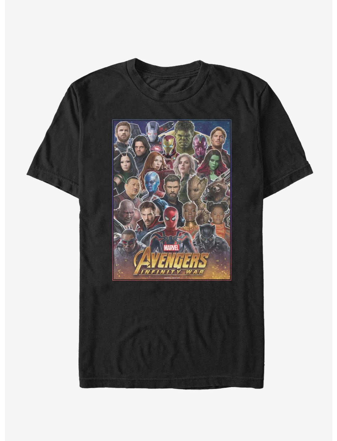 T-Shirt Collage de Héros Marvel Avengers: Infinity War