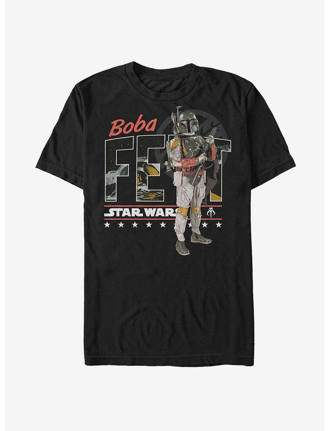T-shirt profil réaliste Boba Fett Star Wars