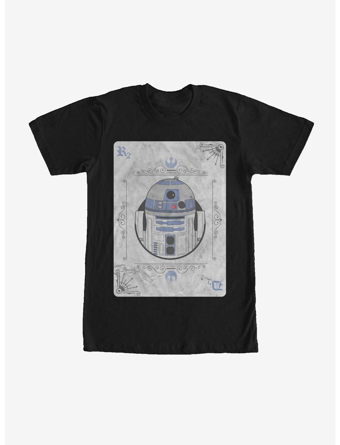 Star Wars R2-D2 Playing Card T-Shirt