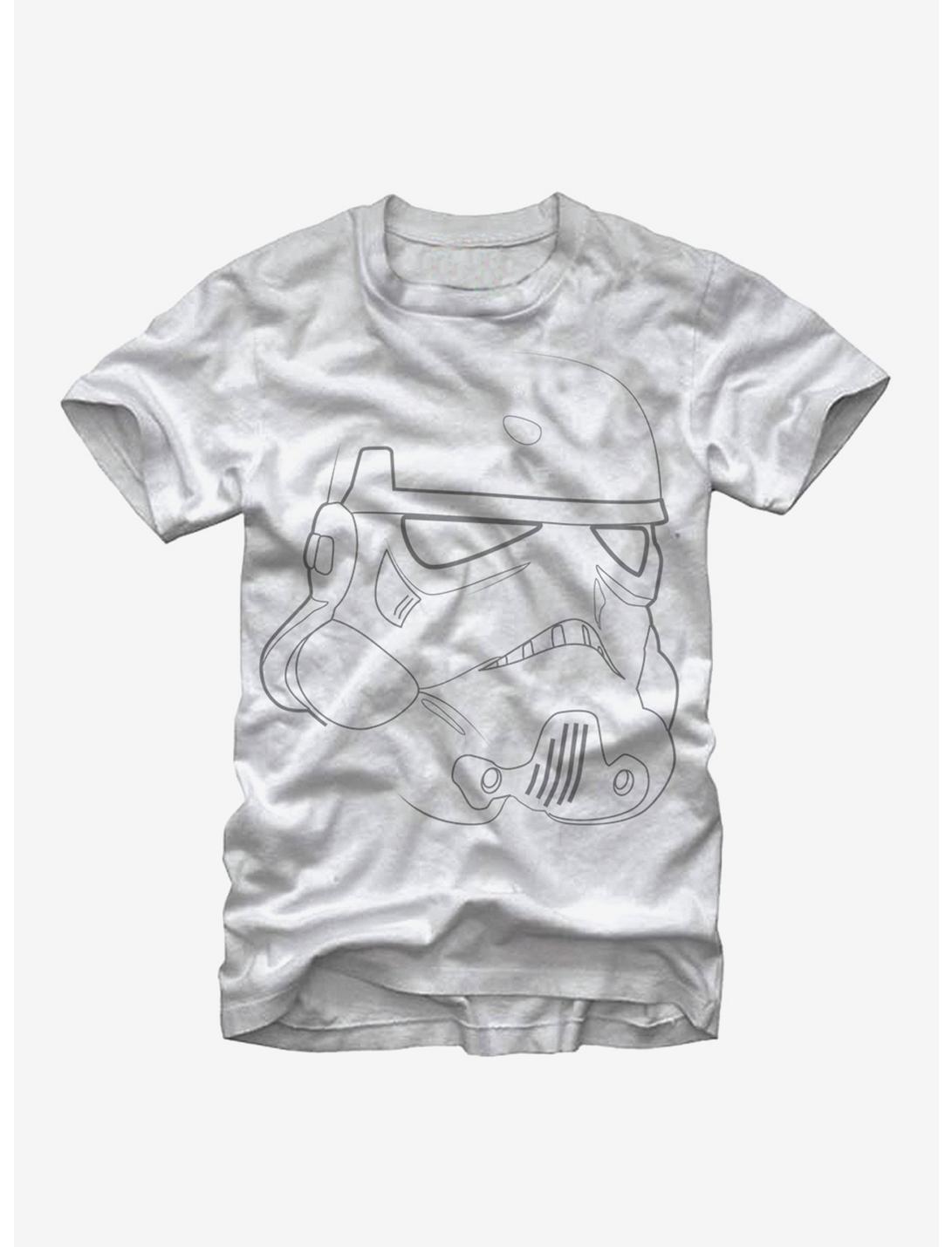 Star Wars Stormtrooper Outline T-Shirt