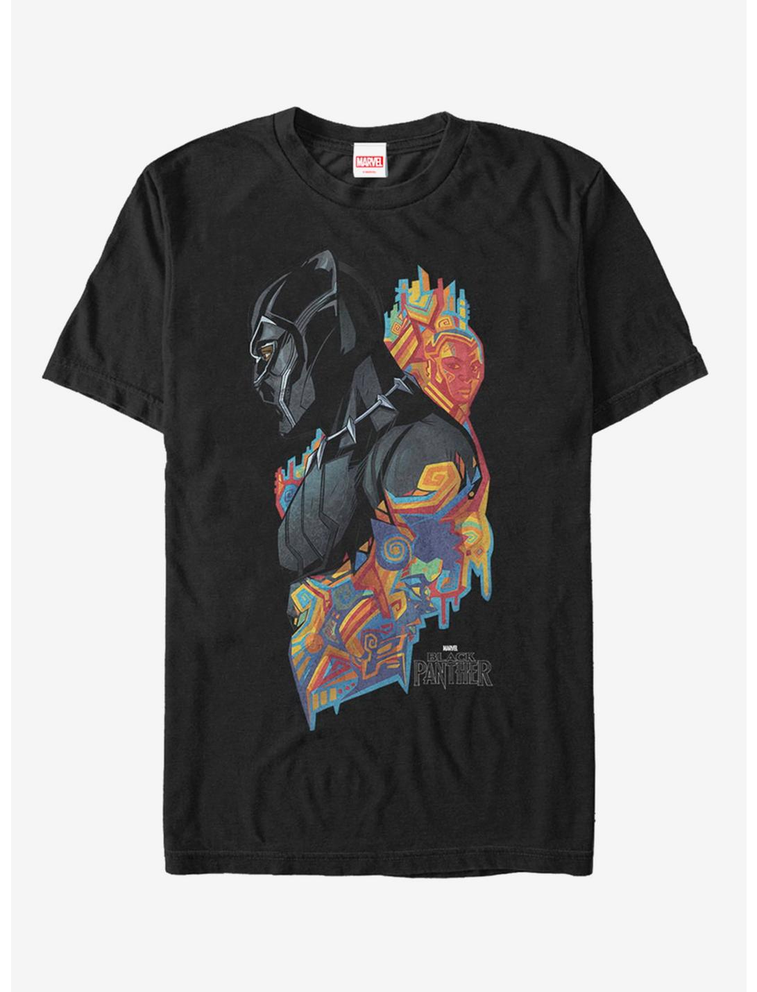 Marvel Black Panther 2018 Artistic Pattern T-Shirt