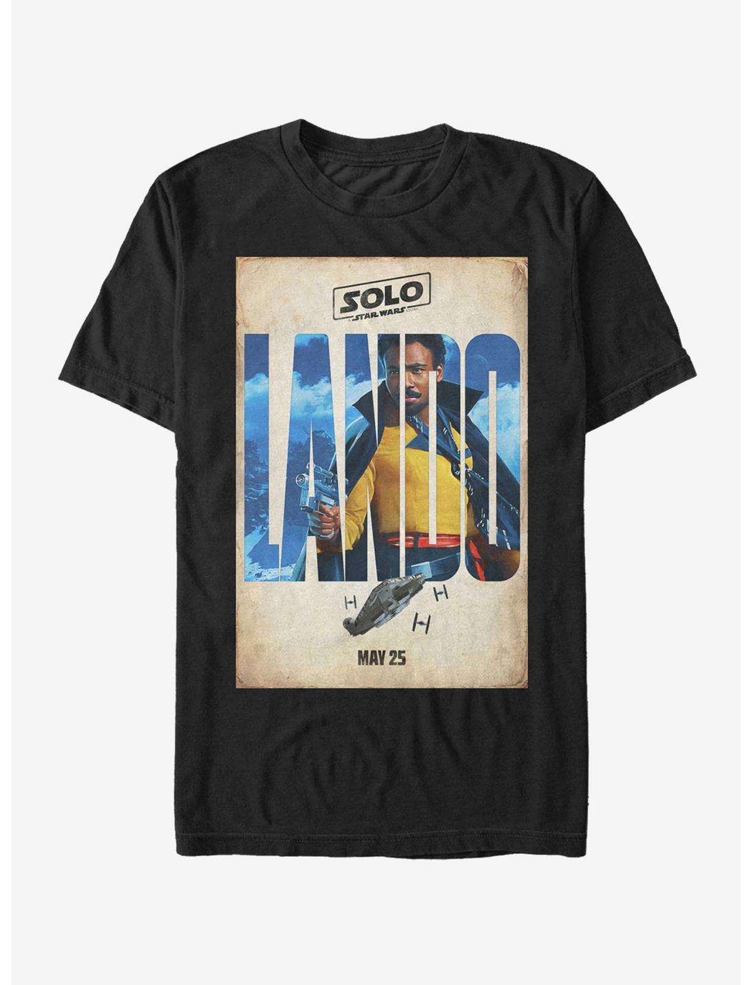 Star Wars Solo A Star Wars Story Lando Name Poster T-Shirt