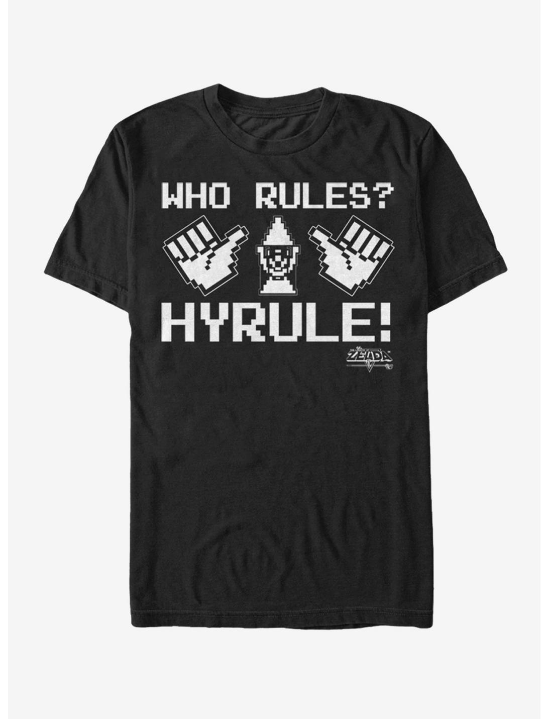 T-shirt Nintendo The Legend of Zelda Qui règne sur Hyrule