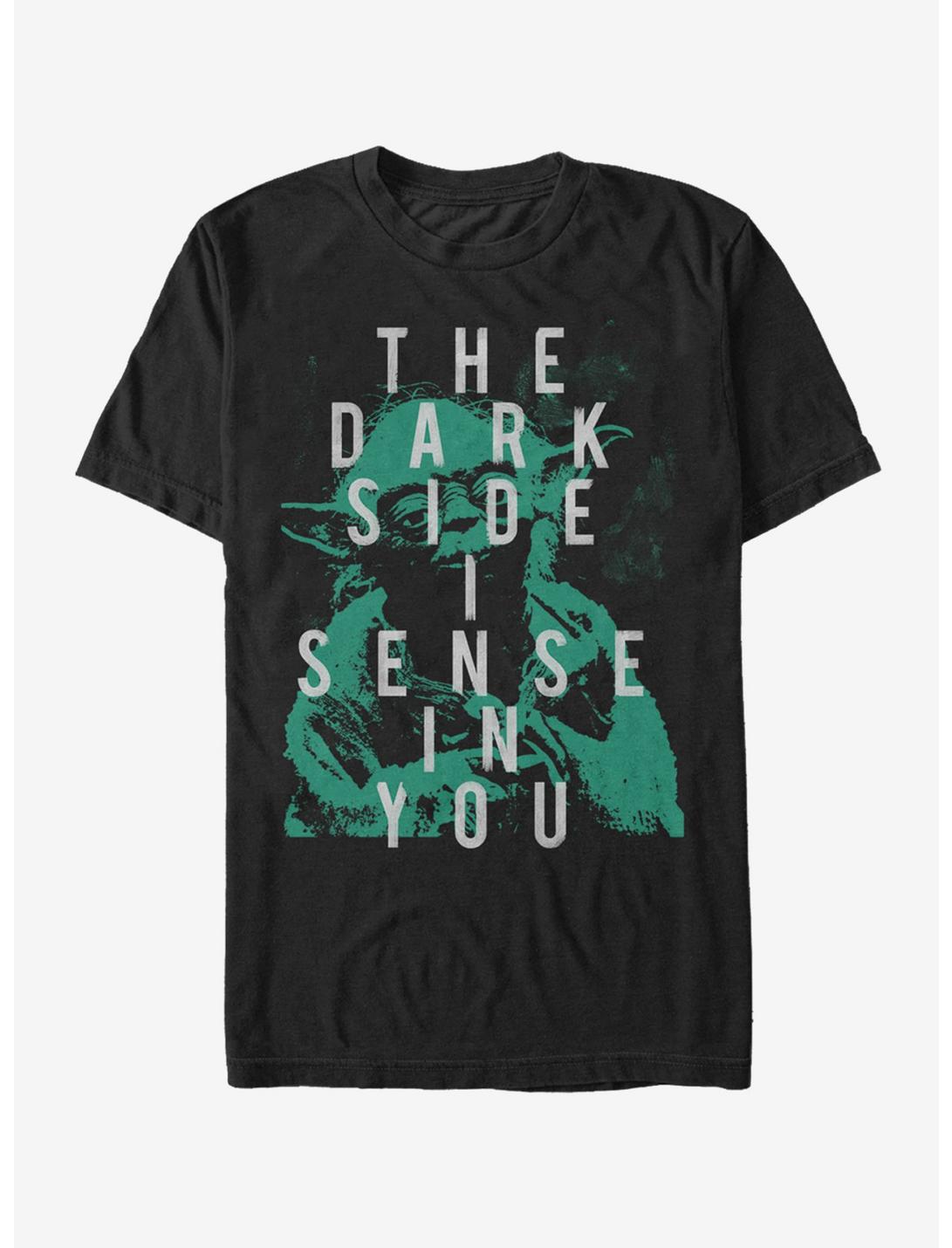 T-Shirt Star Wars Yoda Ressens le Côté Obscur