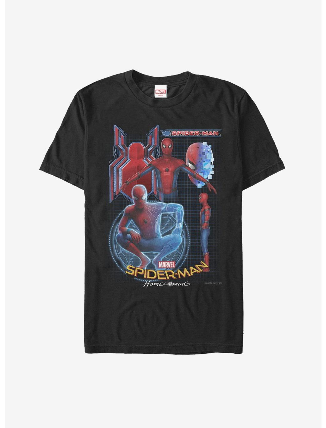 Marvel Spider-Man Homecoming Suit Schematics T-Shirt