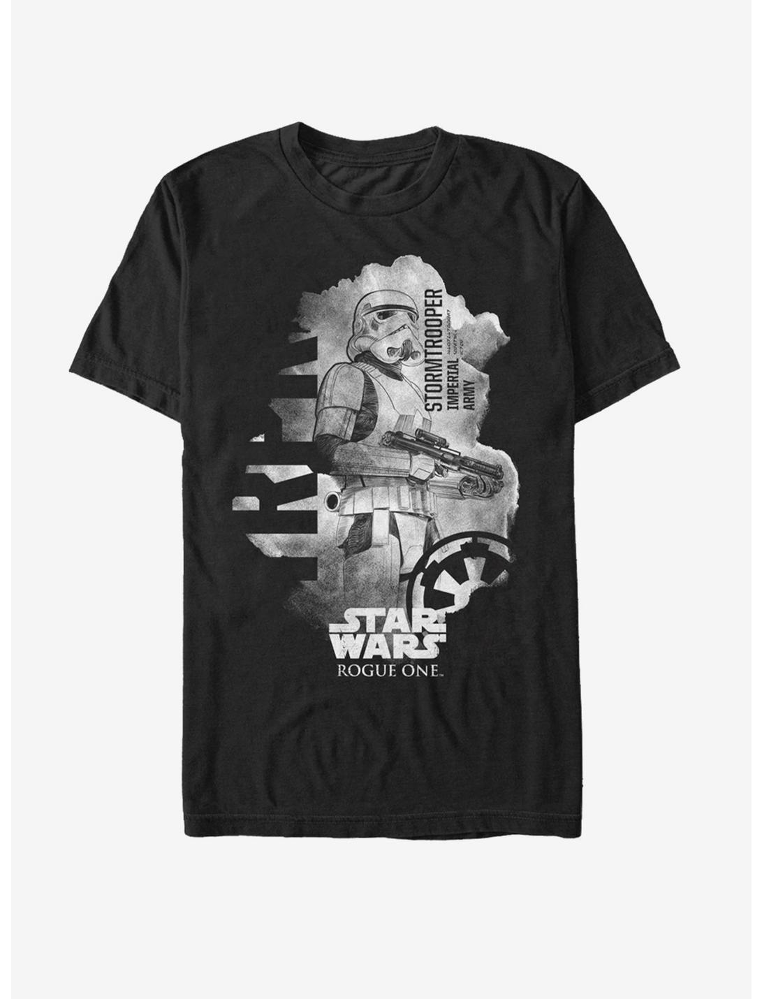 Star Wars Stormtrooper Ripped Page Print T-Shirt