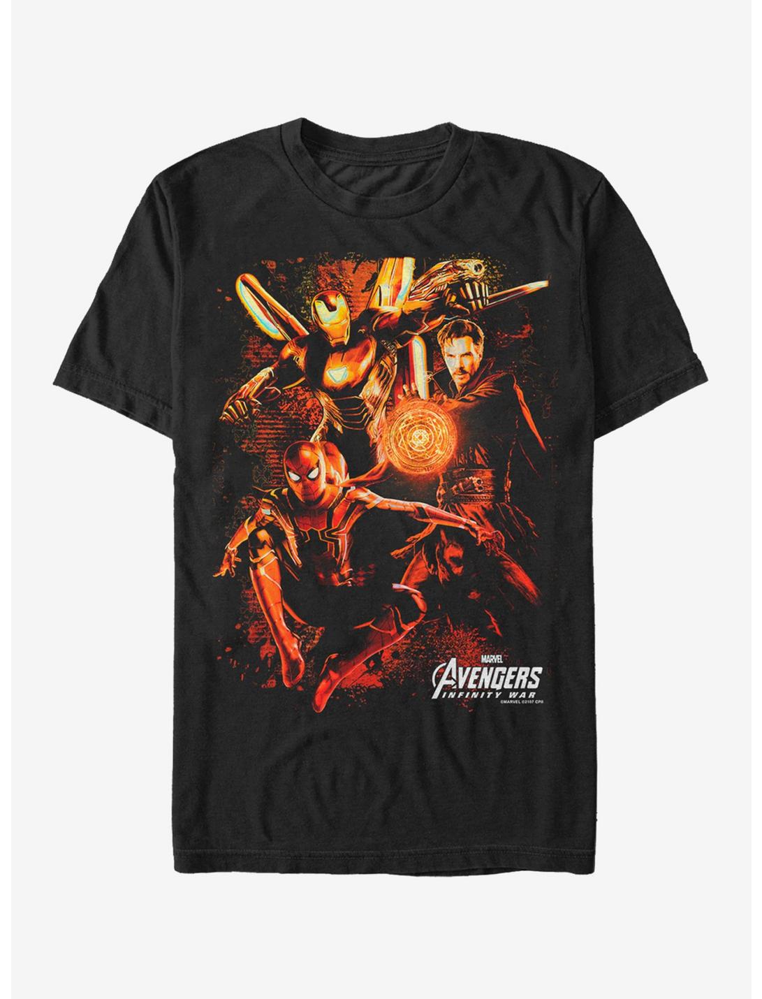 Marvel Avengers: Infinity War Group Glow T-Shirt