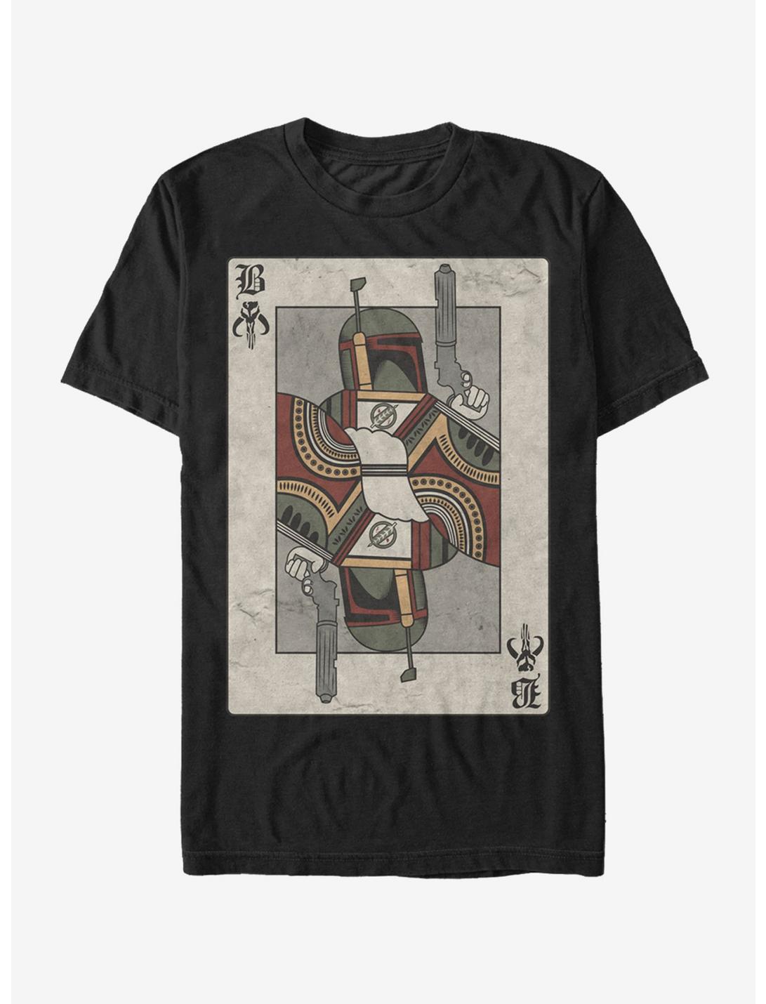 T-shirt Boba Fett Star Wars carte à jouer
