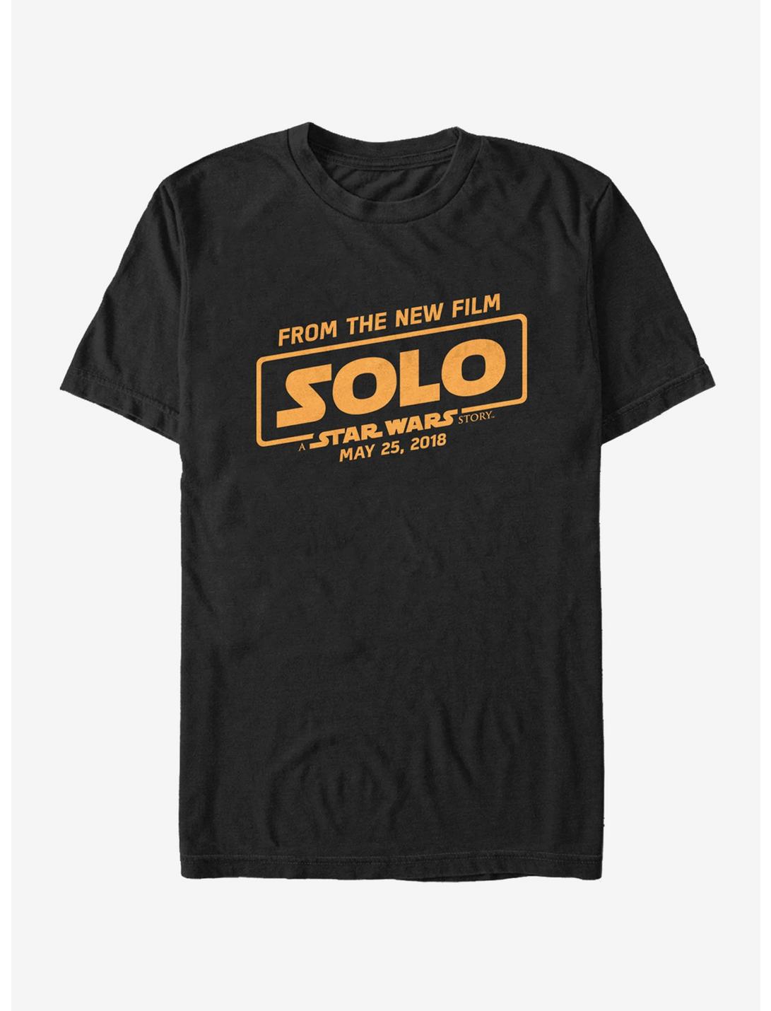 Star Wars Solo A Star Wars Story From New Film Logo T-Shirt