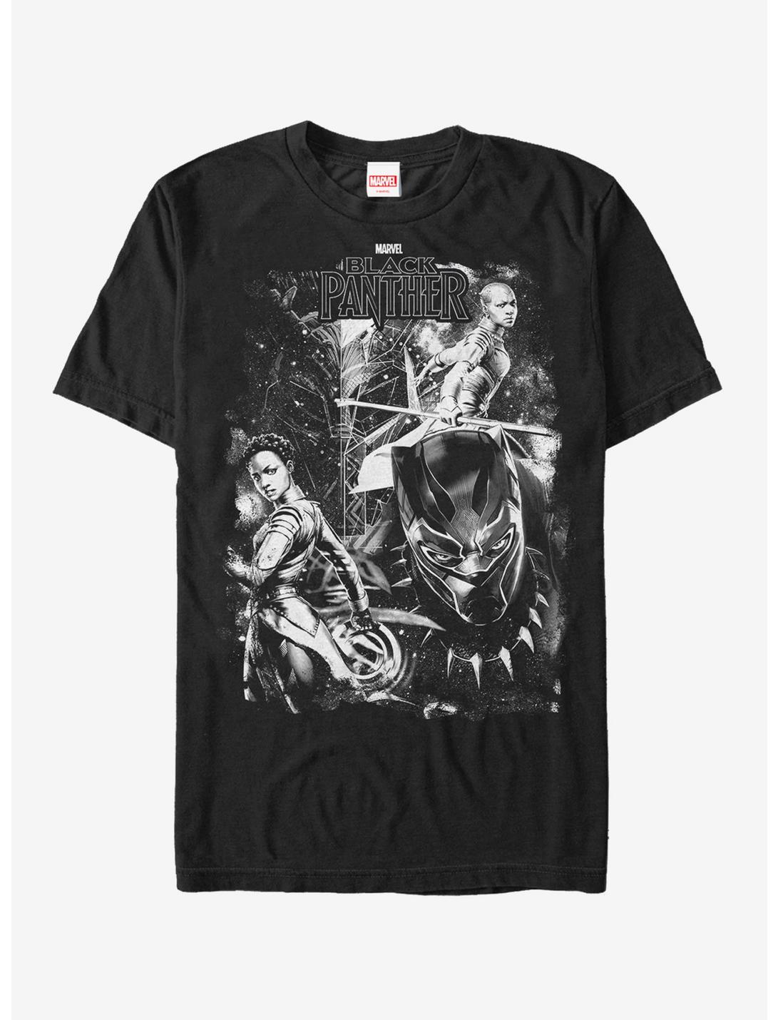 Marvel Black Panther 2018 Starry Characters T-Shirt