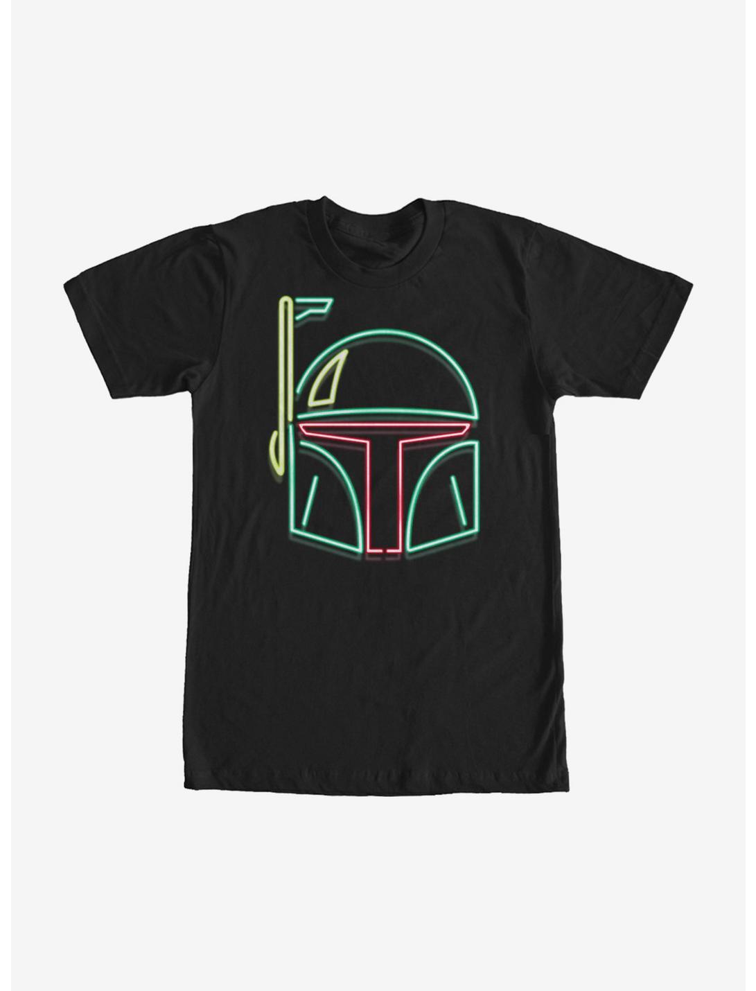 T-shirt casque néon Boba Fett Star Wars