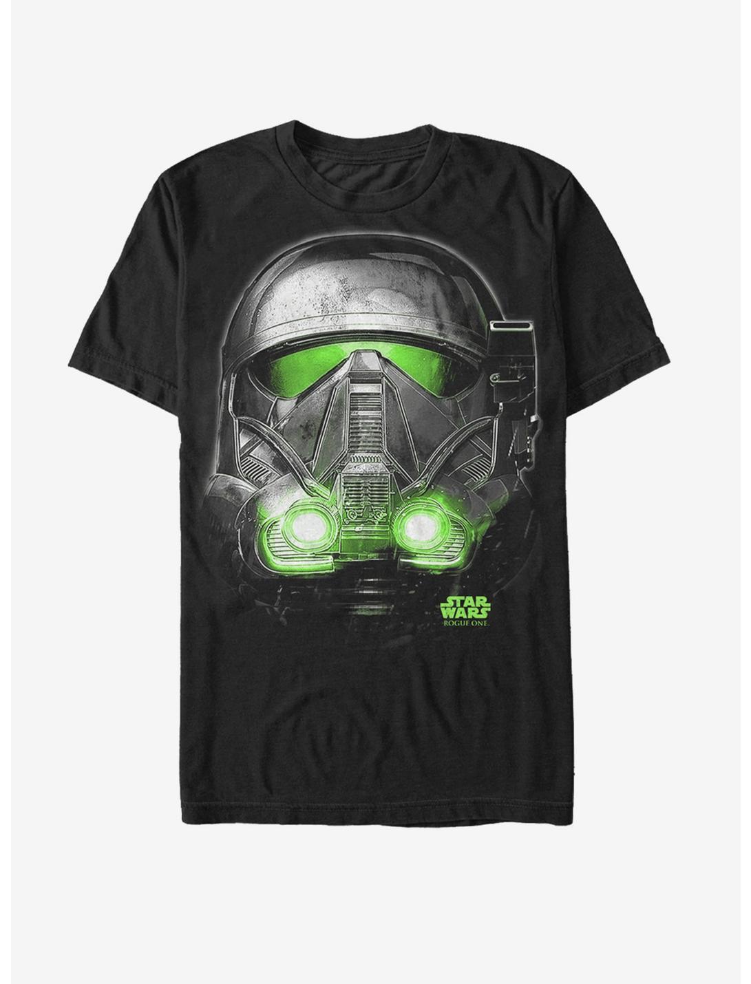 Star Wars Death Trooper Helmet Glow Print T-Shirt